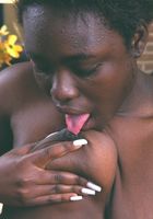 Kenyana in black women, Kenyana (ken002) ATK Exotics: Kenyana (Kenyana in black women)