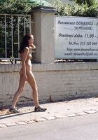Sexy brunette babe Petra strips and walks around town nude, Petra (pet051) ATK Archives: Petra (Sexy brunette babe Petra strips and walks around town nude)